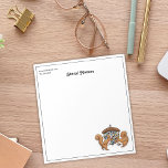 Squirrel Disco Personalized Notepad<br><div class="desc">Add your name and contact information to this cute personalized notepad! A fun and cheerful design featuring two disco dancing squirrels under an acorn shaped disco ball. Vintage script text can be customized with your name, email, address, or phone number to make your notes to coworkers, neighbours, or your kids'...</div>