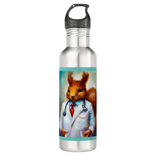 Squirrel Doctor 710 Ml Water Bottle (Front)