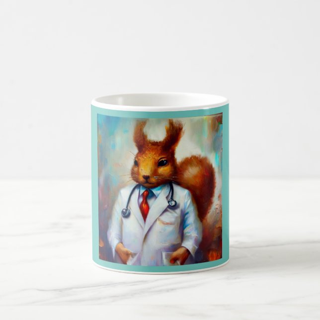 Squirrel Doctor Coffee Mug (Center)