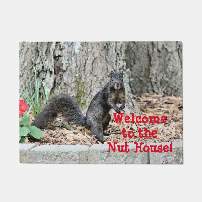 Squirrel Doormat (Front)