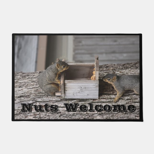Squirrel Doormat (Front)
