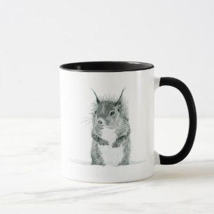 Squirrel Drawing Mug