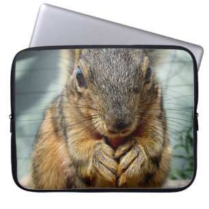 Squirrel Eating 1 Laptop Sleeve