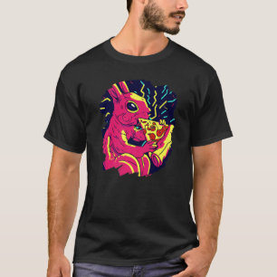 Squirrel Eating Pizza  Cool Cute Squirrels Pizza   T-Shirt