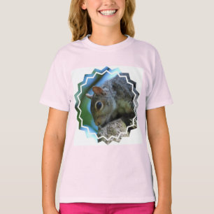 Squirrel Face Girl's T-Shirt