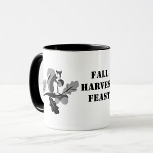 Squirrel Fall Harvest Feast Mug