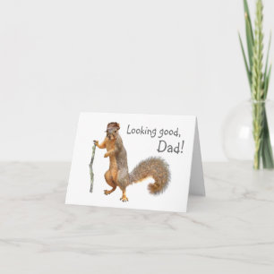 Squirrel Father's Day Card