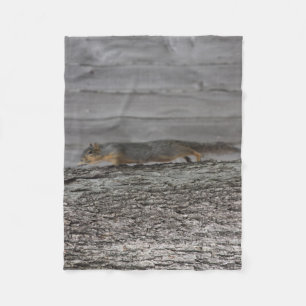 Squirrel Fleece Blanket