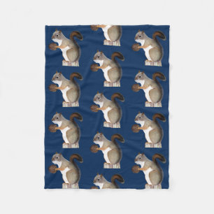Squirrel Fleece Blanket