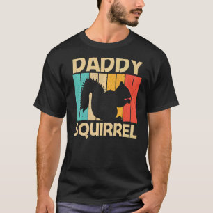 Squirrel For Men Dad Squirrel Chipmunk 80s T-Shirt