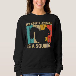 Squirrel For Men Women Squirrel  Chipmunk 80s 7 Sweatshirt