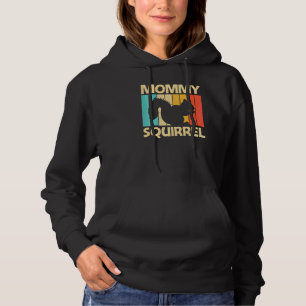 Squirrel For Women Mom Squirrel Chipmunk 80s Hoodie