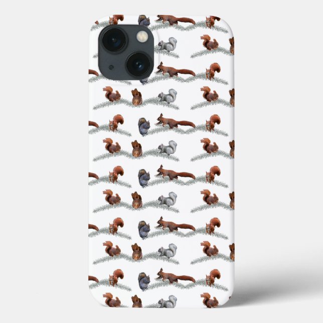 Squirrel Frenzy iPad Case (choose colour) (Back)