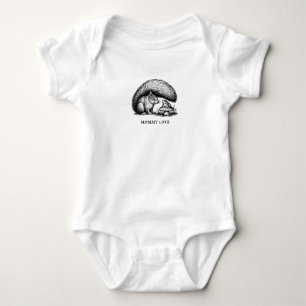 Squirrel Frog Little Love Signs Sweet Animal Baby Bodysuit