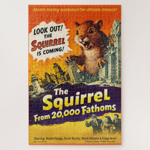 Squirrel from 20,000 Fathoms Jigsaw Puzzle