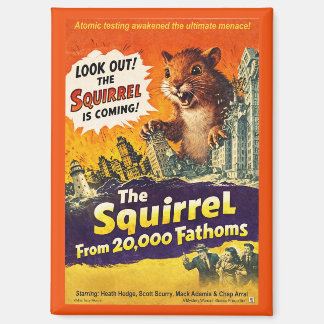 Squirrel from 20,000 Fathoms Magnet