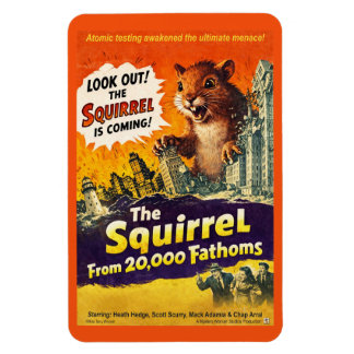 Squirrel from 20,000 Fathoms Magnet