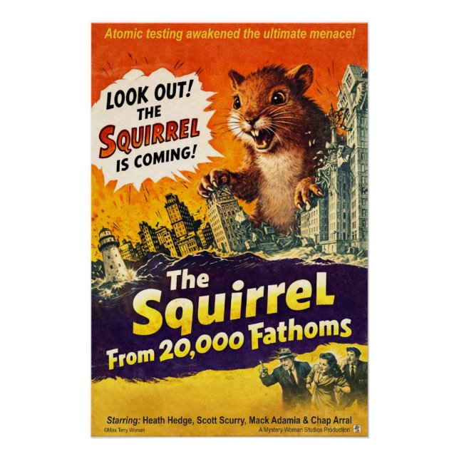 Squirrel from 20,000 Fathoms Poster (Front)