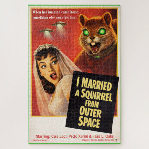 Squirrel from Outer Space Jigsaw Puzzle