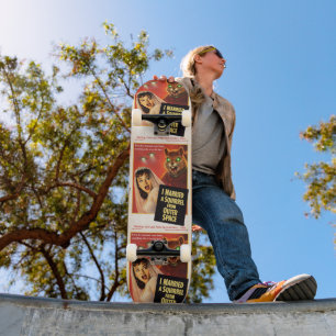 Squirrel from Outer Space Skateboard