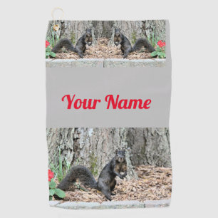 Squirrel Golf Towel