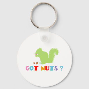Squirrel Got Nuts? Keychain