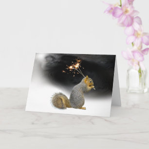 Squirrel Graduation Congratulations Card