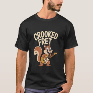 Squirrel Guitar - Crooked Fret Humour T-Shirt