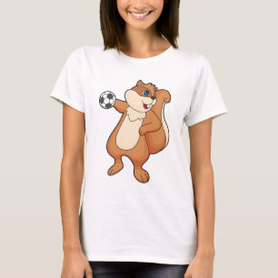 Squirrel Handball player Handball T-Shirt