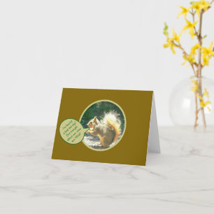 SQUIRREL/HAVING BAD TAIL DAY/HUMOROUS/HOW ARE YOU? CARD