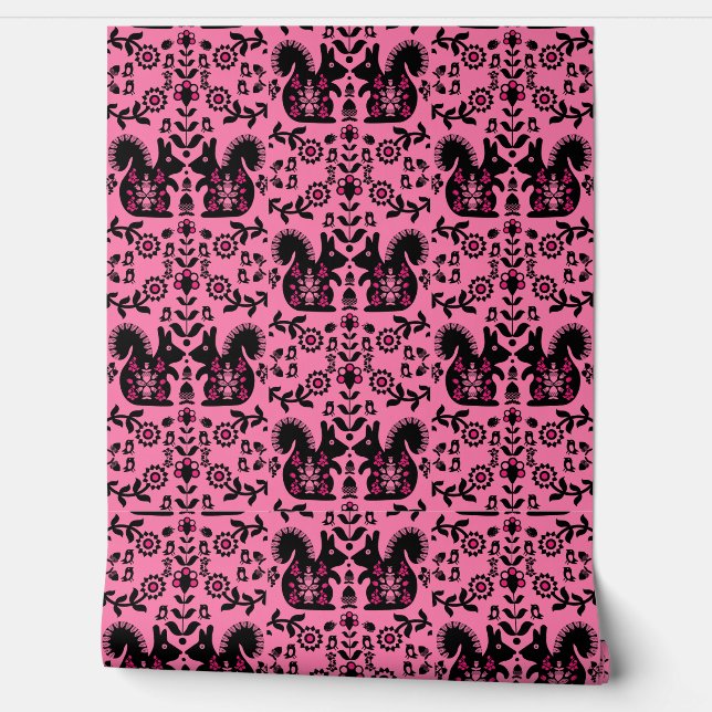 Squirrel Home Decor Wallpaper (Unrolling)
