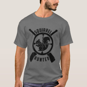 Squirrel Hunter Animal Hunting Hobby Sportsman Tar T-Shirt