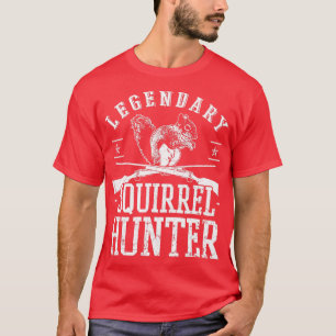 Squirrel Hunter Riffle Shotgun Hunting Wildlife  T-Shirt