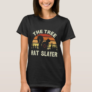 Squirrel Hunter The Tree Rat Slayer Retro Squirrel T-Shirt
