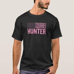 Squirrel Hunter USA Best Hunting Dad Patriotic Ame T-Shirt