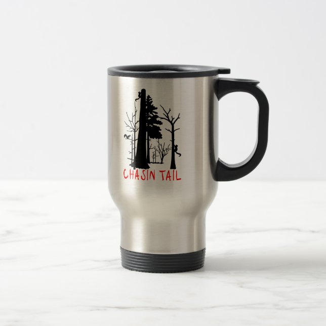 SQUIRREL HUNTING TRAVEL MUG (Right)