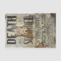 Squirrel Hunting Vintage Advertisement Decoupage