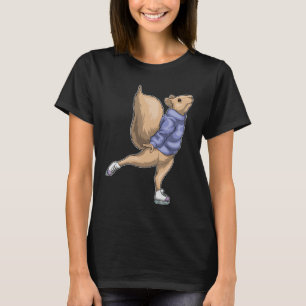 Squirrel Ice skating Ice skates T-Shirt