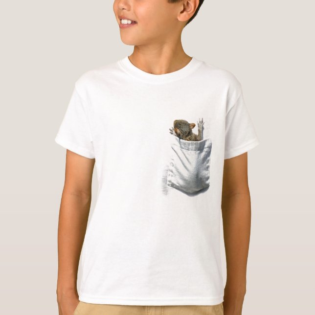Squirrel in My Pocket Tee (Front)