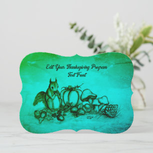 Squirrel in the Autumn , Happy Thanksgiving! Program