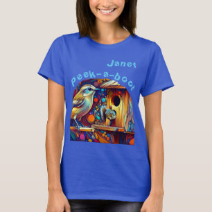 Squirrel in the Bird House Women's T-Shirt