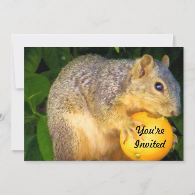 Squirrel_ Invitation (Front)