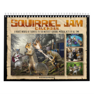 Squirrel Jam - Nutty Musicians Calendar
