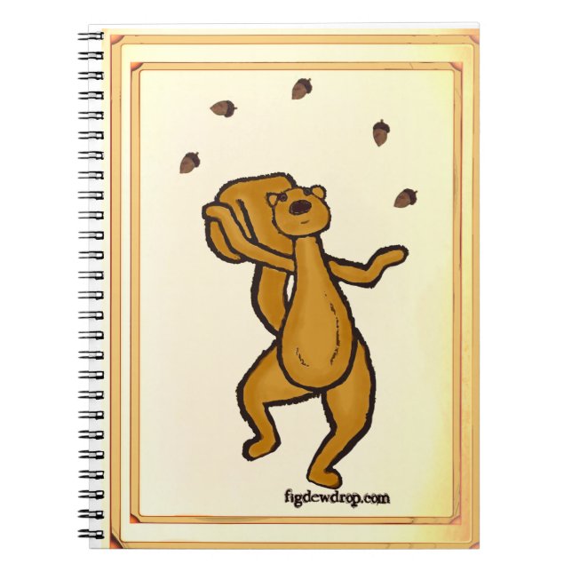 Squirrel Juggle notebook (Front)