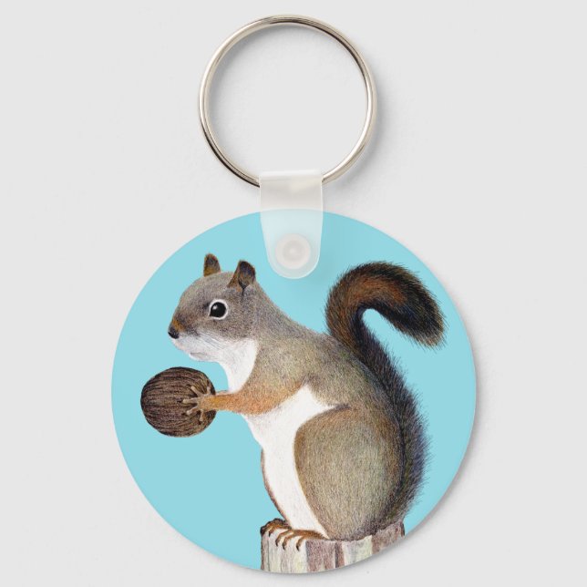 Squirrel Keychain (Front)
