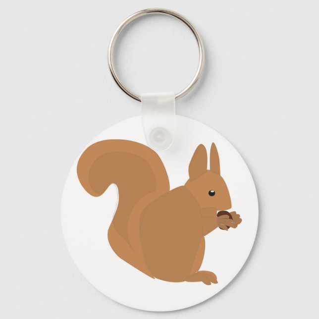 Squirrel Keychain (Front)