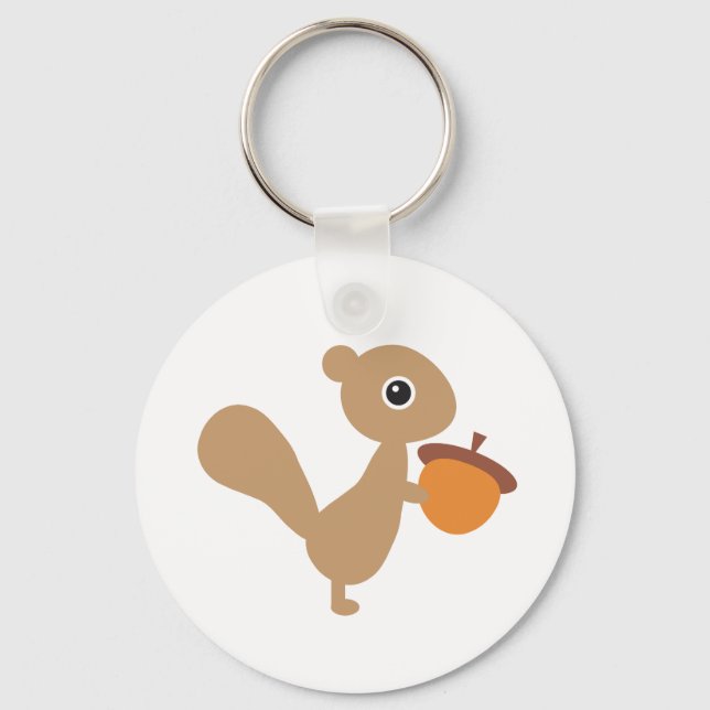 Squirrel Keychain (Front)