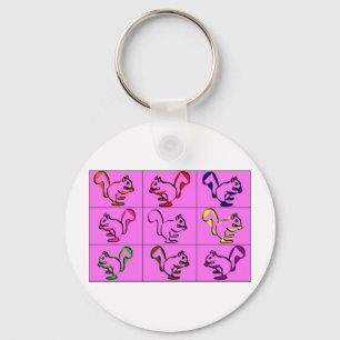 Squirrel Keychain