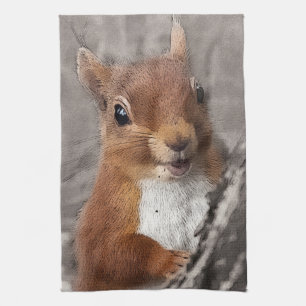 Squirrel Kitchen towel