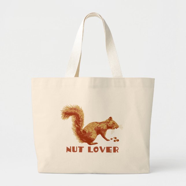 Squirrel Large Tote Bag (Front)